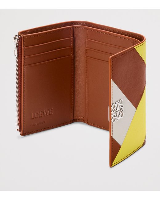 Loewe Orange Small Leather Anagram Wallet