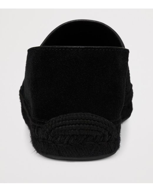 Christian Louboutin Black Alfarica Suede Espadrilles