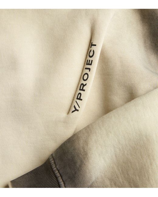Y. Project Natural Pinched Logo Sweatshirt for men