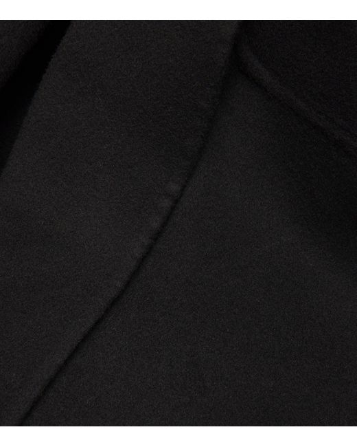By Malene Birger Black Wool Trullem Belted Coat