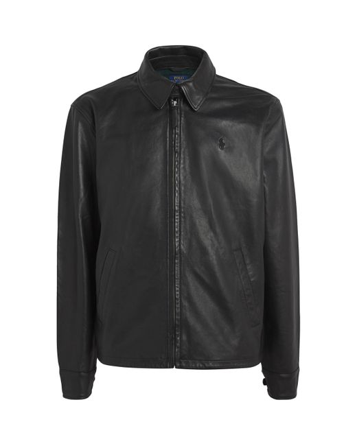 Polo by ralph lauren leather jacket hotsell