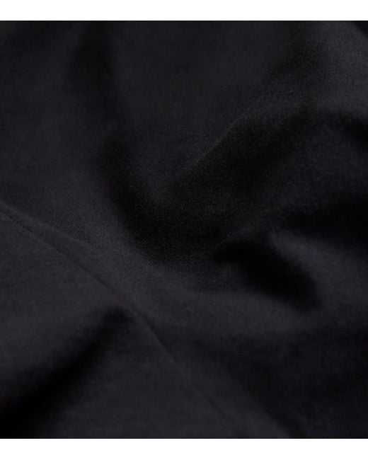 Skims Black Cotton Jersey Long-Sleeved T-Shirt