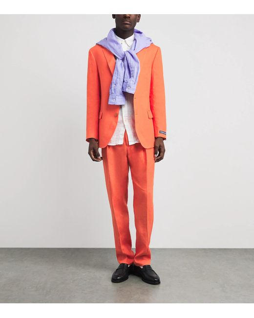 Polo Ralph Lauren Linen Tailored Trousers for men