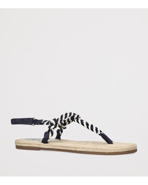 Manebí White Rope Flat Sandals