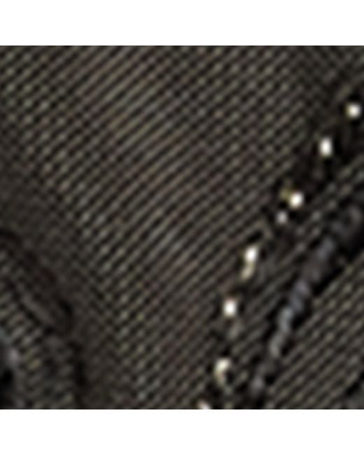 Bordelle Black Embroidered Open-Back Pearl Briefs