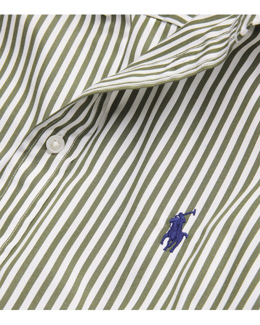 Polo Ralph Lauren Gray Cotton Stripe Shirt