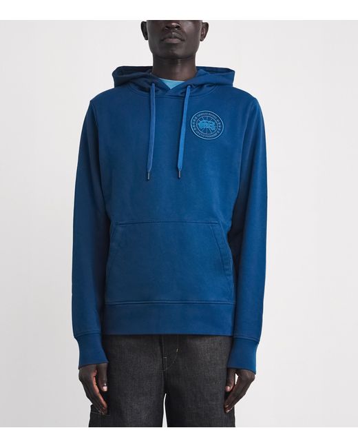 Canada Goose Blue Hoodies for men