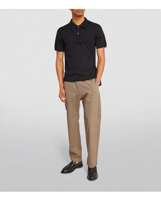 Sandro Black Polo Shirt for men