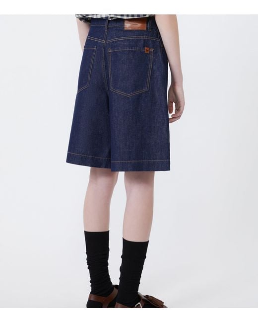 Weekend by Maxmara Blue Denim Shorts