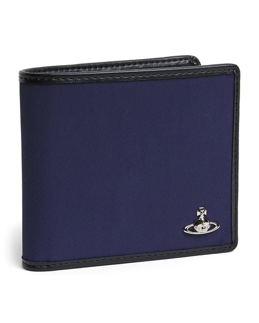 Vivienne Westwood Blue Orb Billfold Wallet for men