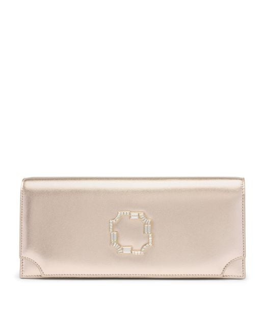 Malone Souliers Natural Leather Vivien Clutch Bag