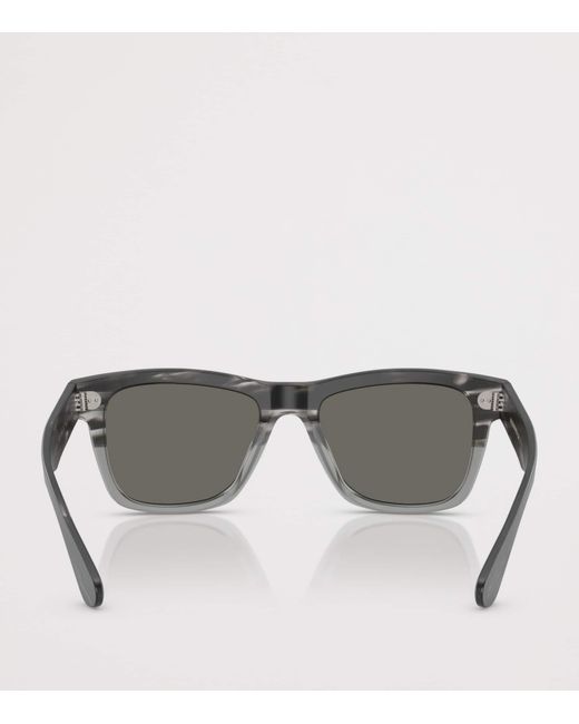 Oliver Peoples Gray Acetate Oliver Sun Sunglasses for men