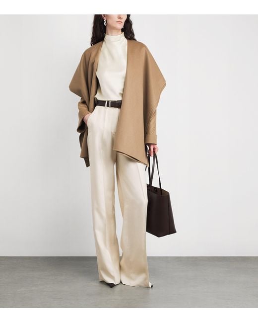RETORI White Linen-Cotton Tailored Trousers
