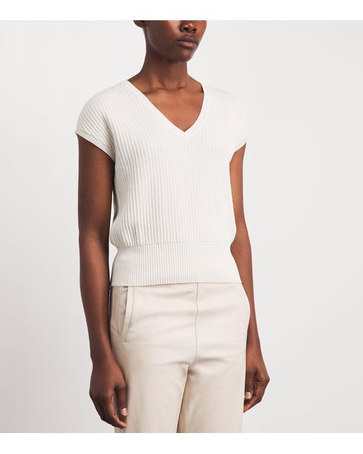 Eleventy Natural Nappa Leather Straight Trousers