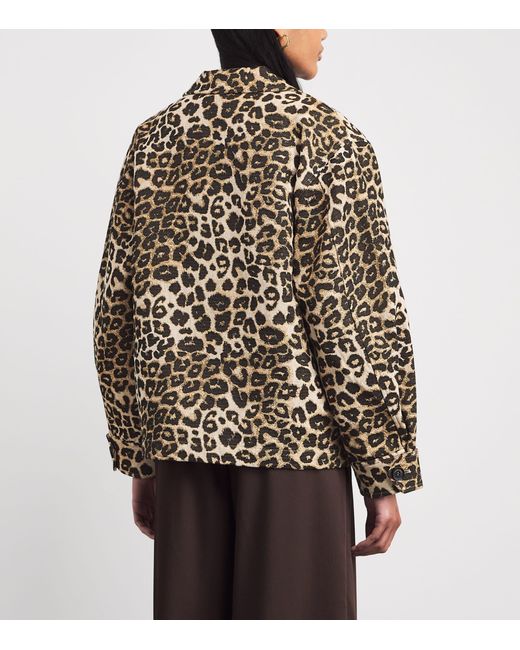 Anine Bing Multicolor Cotton-Blend Flynn Jacket