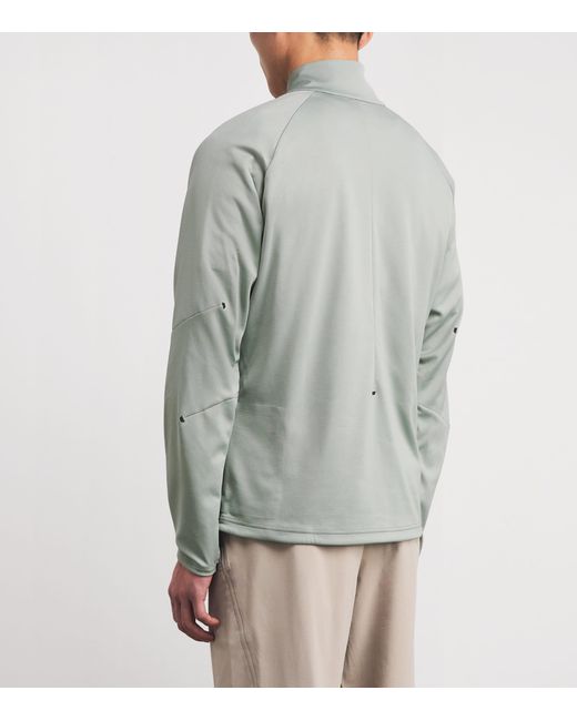 On Shoes Gray Lg-Sleeve Climate Top for men