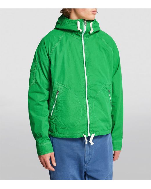 Polo Ralph Lauren Green Cotton-blend Hooded Jacket for men