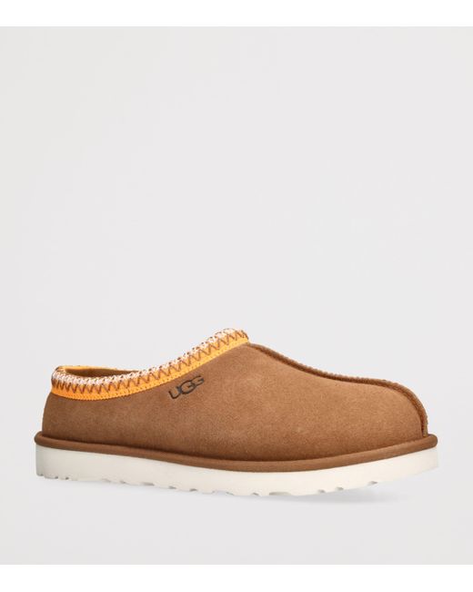 Ugg Brown Suede Tasman Slippers for men