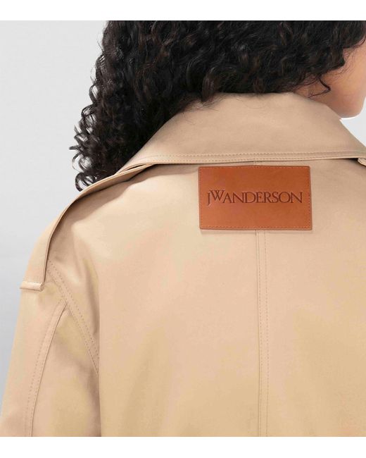 J.W. Anderson Brown Cropped Trench Jacket