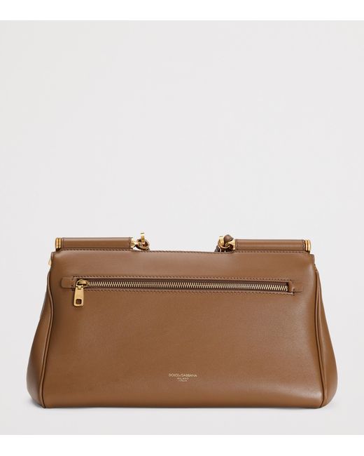 Dolce & Gabbana Brown Leather My Sicily Bag