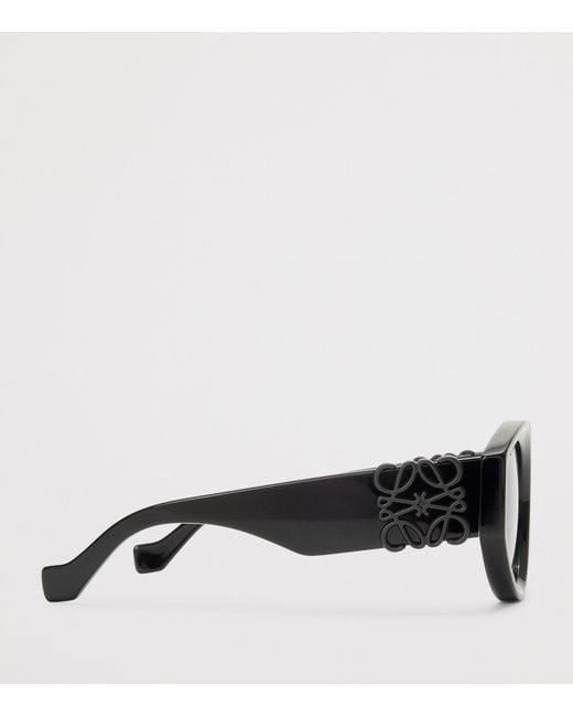 Loewe Black Maxi Anagram Butterfly Sunglasses
