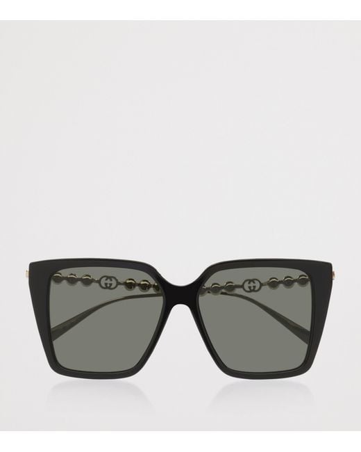 Gucci Gray Acetate Gg1967S Sunglasses