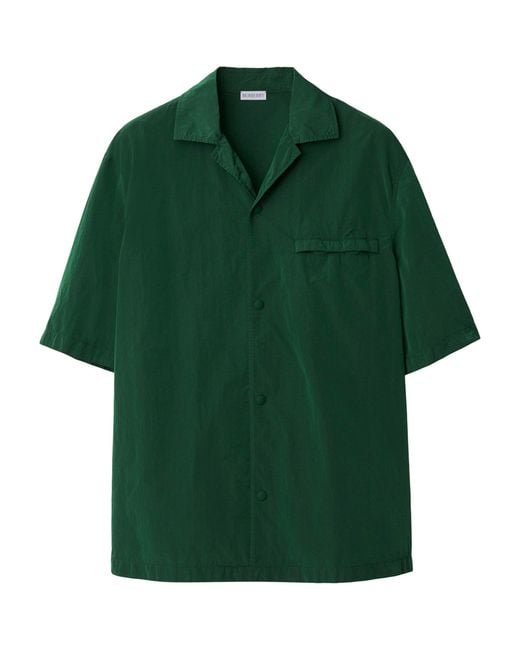 Burberry Green Oversized Short-sleeve Shirt for men