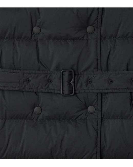 Burberry Black Hooded Puffer Coat