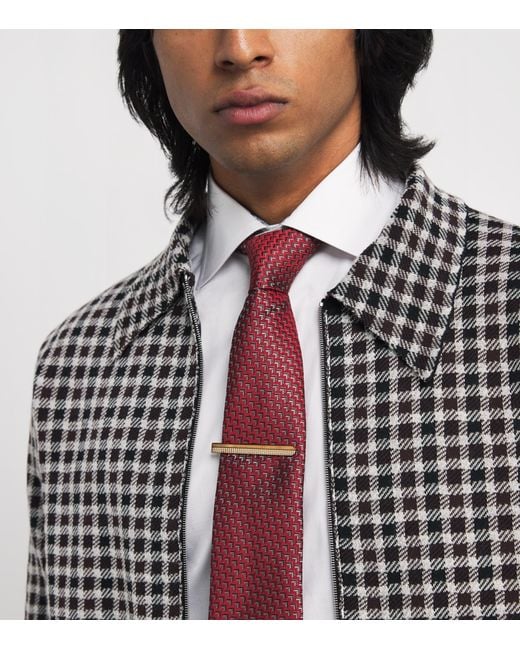 Giorgio Armani Natural Sterling Tie Clip for men