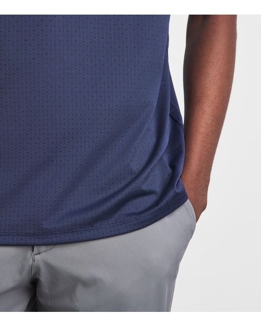 Kjus Blue Savin Structure Polo Shirt for men