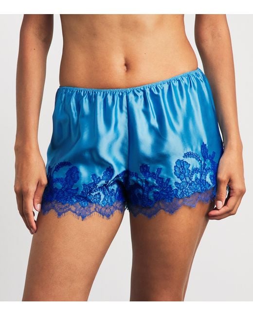 Torlowei Blue Silk Tokoni Shorts
