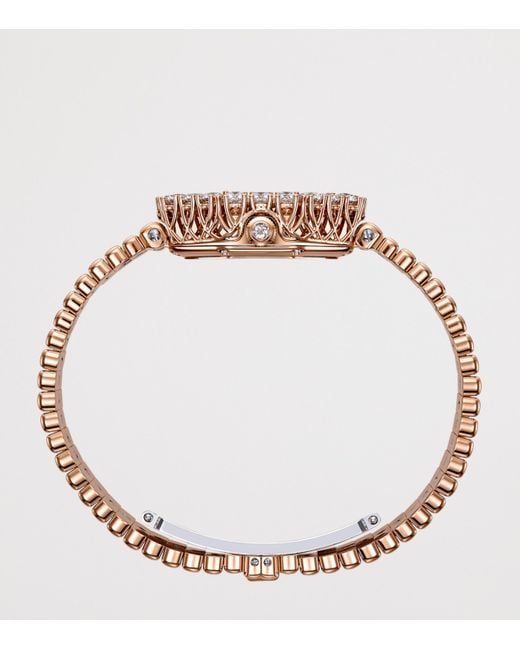 Chopard Metallic And Diamond Octagonal L'Heure Du Diamant Watch