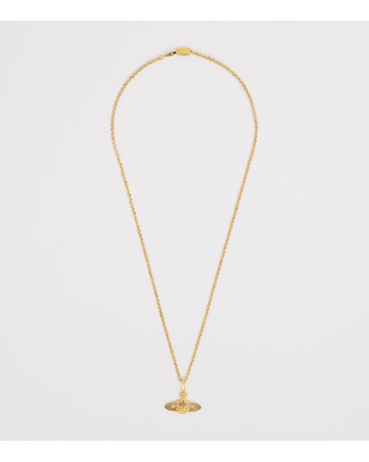 Vivienne Westwood Metallic Crystal Bas Relief Necklace for men