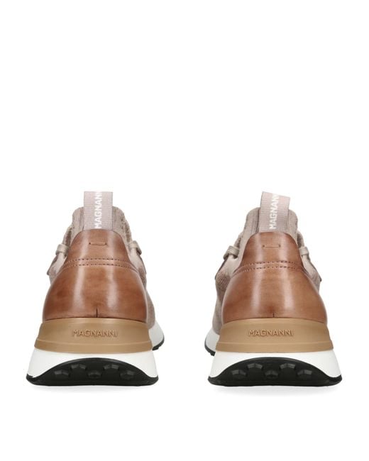 Magnanni Shoes Pink Stratus Lyteknit Sneakers for men