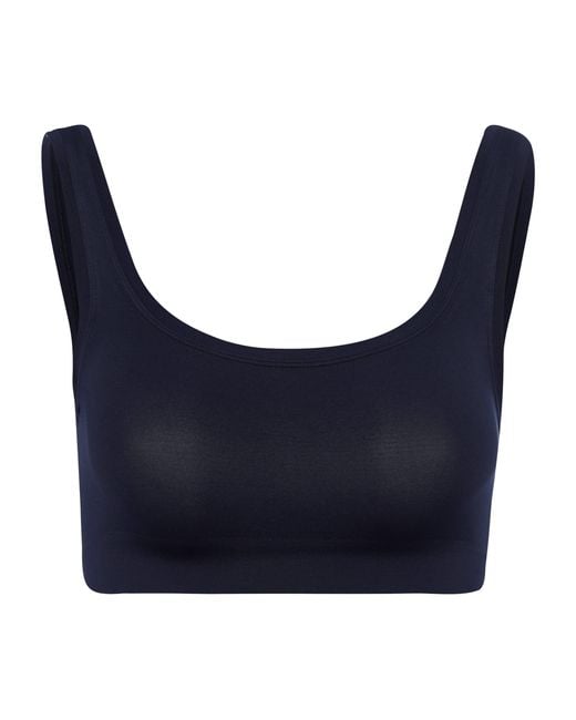 Hanro Blue Touch Feeling Crop Top