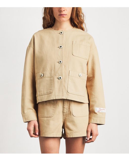Sandro Natural Twill Jacket