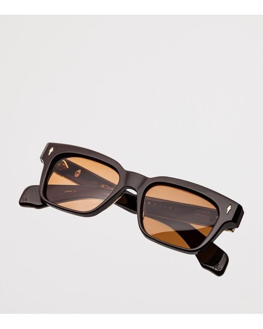 Jacques Marie Mage Brown Acetate Molino Sunglasses for men