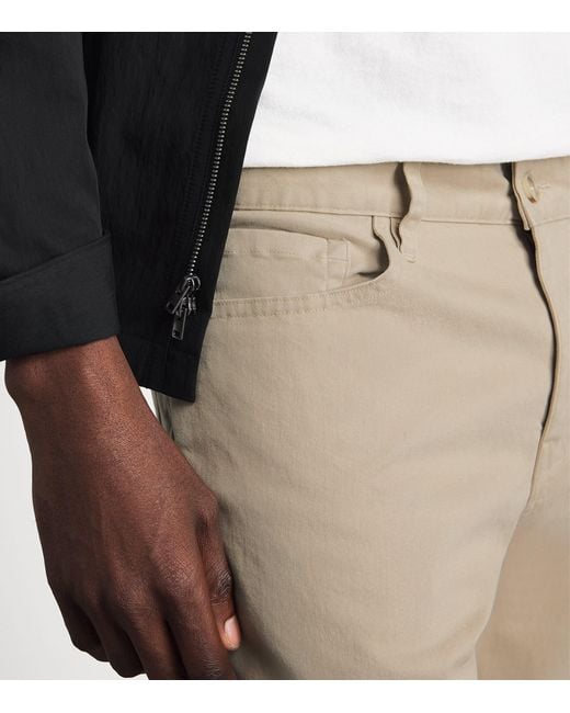 Vince Natural Stretch-Cotton Twill Dylan Trousers for men