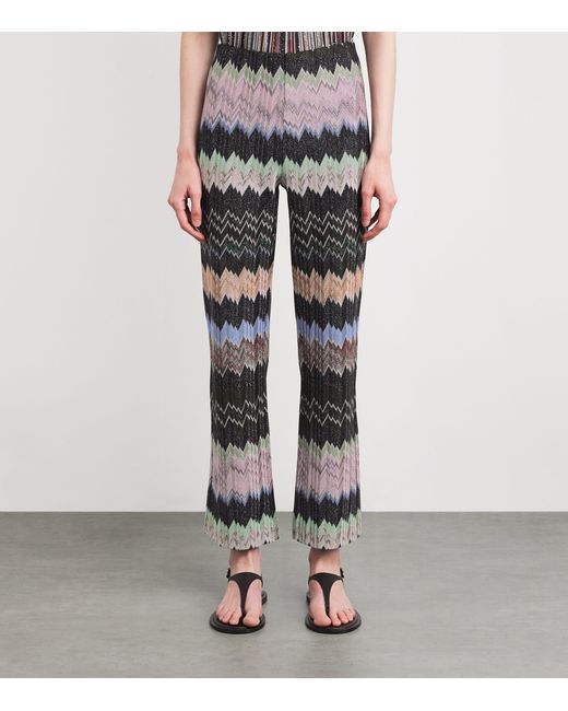 Missoni Gray Snake Flared Trousers
