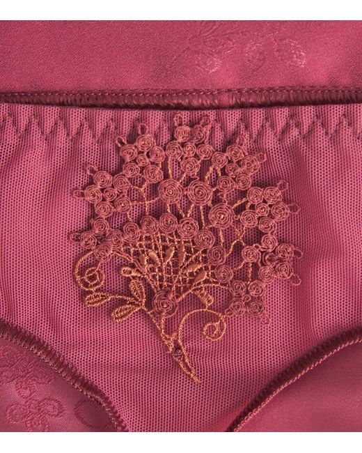 Simone Perele Pink Lace Wish Tanga