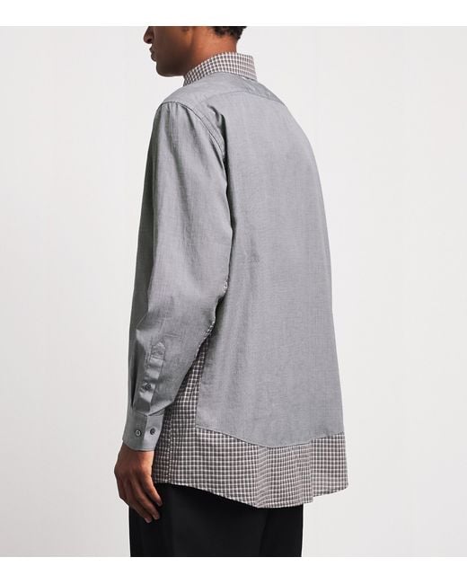 Maison Margiela Gray Double Check Shirt for men