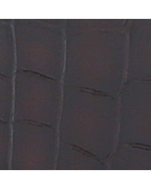 Zegna Black Crocodile Leather Parentesi Belt for men