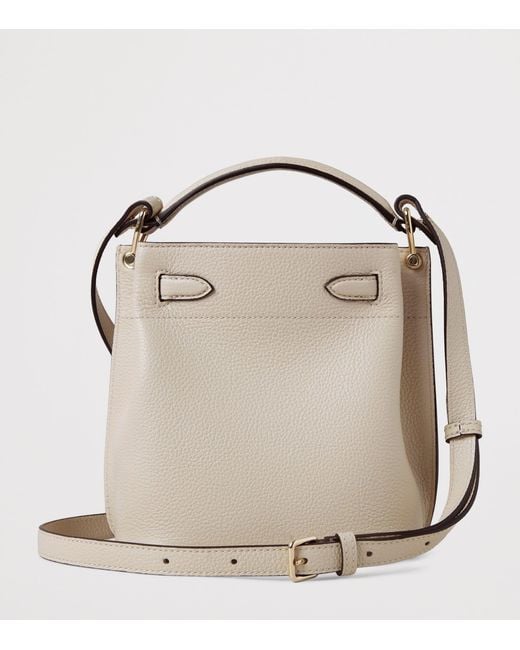 Mulberry Metallic Mini Leather Islington Bucket Bag