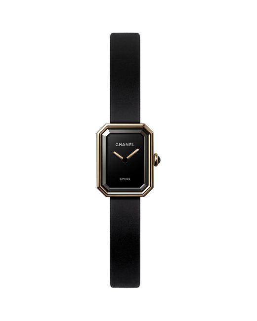 Chanel Black Yellow Gold Première Ribbon Watch 15.2mm