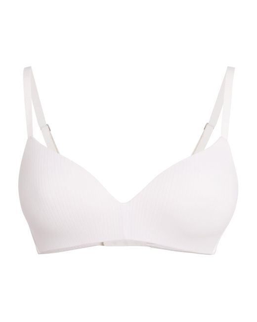 Wolford White Beauty Cotton Wireless Plunge Bra