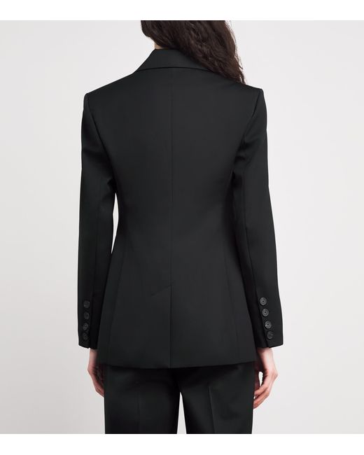 Claudie Pierlot Black Single-Breasted Blazer