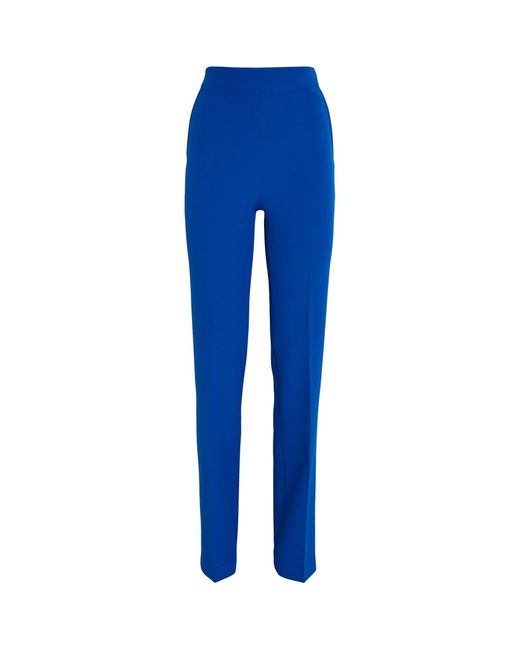 Safiyaa Blue Flared Goldie Trousers