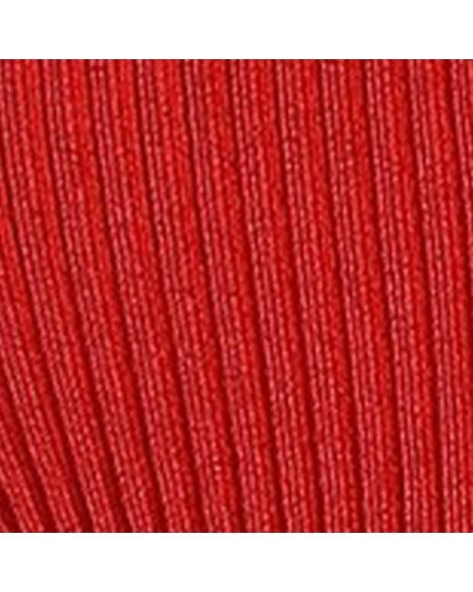 Dolce & Gabbana Red Corset-Stitch Cardigan