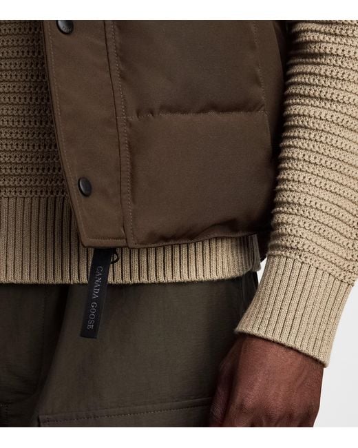 Canada Goose Brown Garson Puffer Gilet for men
