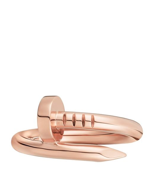 Cartier White Rose Juste Un Clou Ring